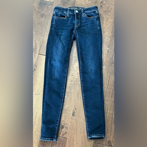 American Eagle outfitters 360° super stretch jeans jegging Sz 00 regular - Picture 1 of 8